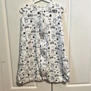 Halo brand size small sleep sack with bears and bikes pattern.